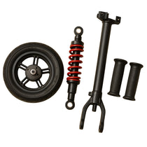 E-scooter steering and suspension