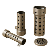 Exhaust baffle inserts