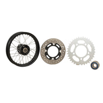 Motorcycle wheel components