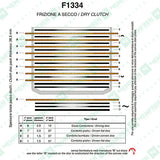 Newfren Clutch Kit - Fibres Sintered same as 1-F1568A