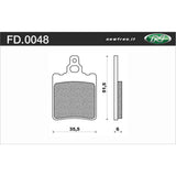 Newfren Brake Pads - Touring Organic