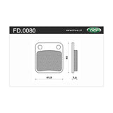 Newfren Brake Pads - Off Road Dirt Organic