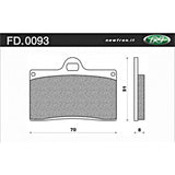 Newfren Brake Pads - Touring Organic