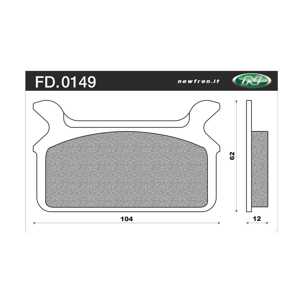 Newfren Brake Pads - Touring H/D Sintered
