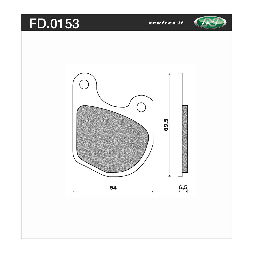 Newfren Brake Pads - Touring H/D Sintered