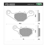 Newfren Brake Pads - Off Road Dirt Sintered