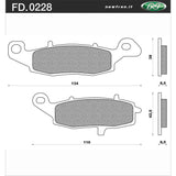 Newfren Brake Pads - Touring Sintered