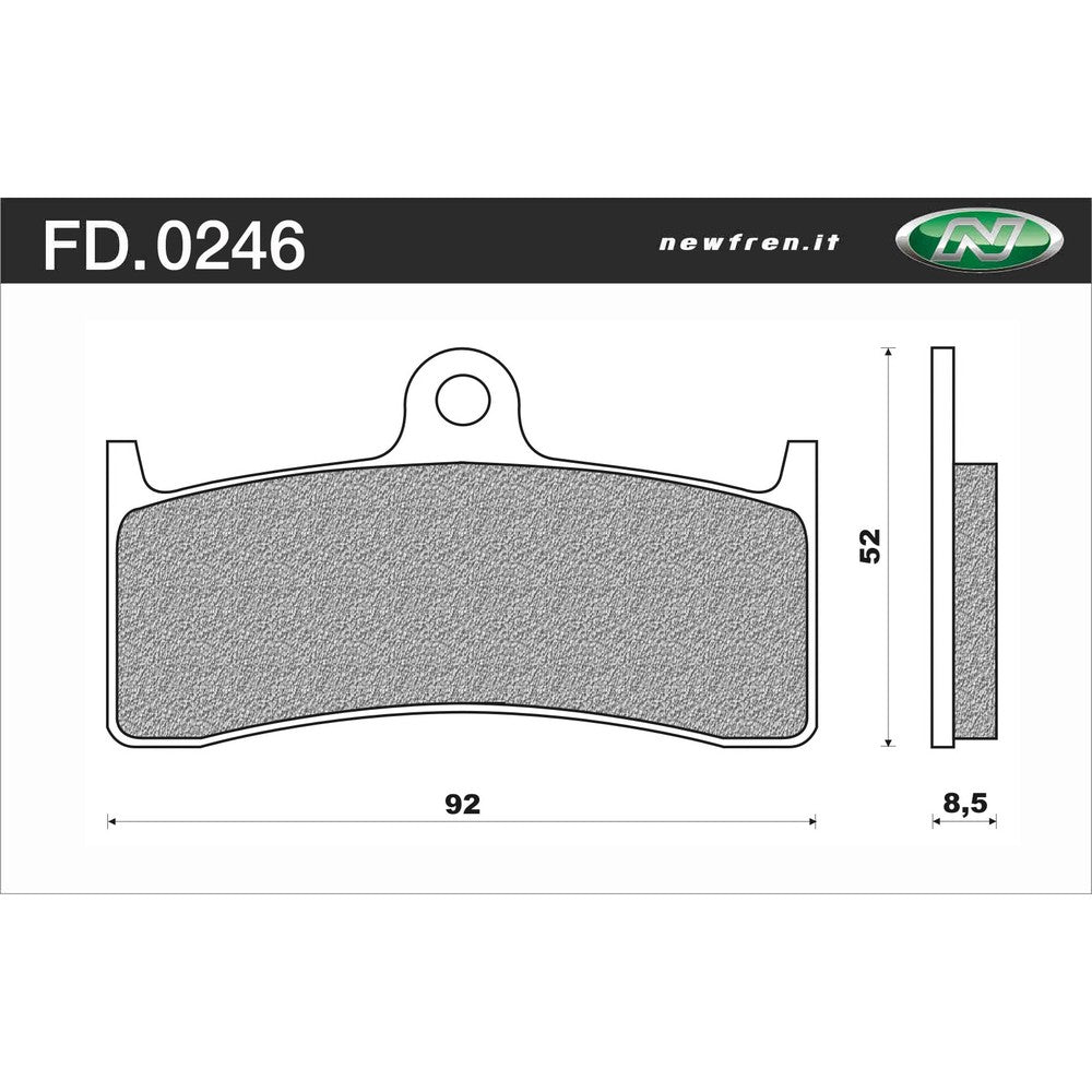 Newfren Brake Pads - Road H/D Organic