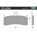 Newfren Brake Pads - Road H/D Organic