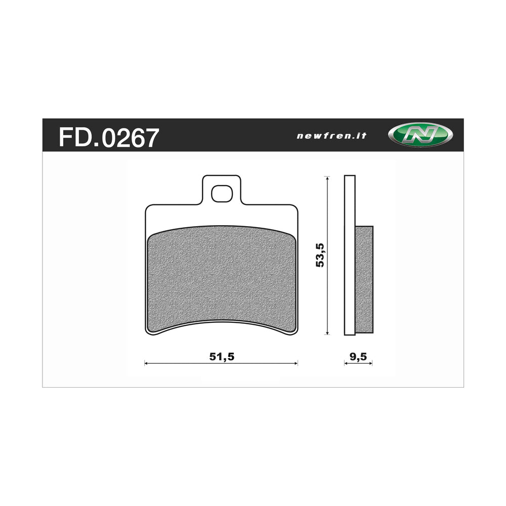 Newfren Brake Pads - Scooter Elite Organic