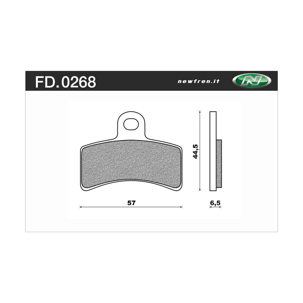 Newfren Brake Pads - Off Road Dirt Race Sintered