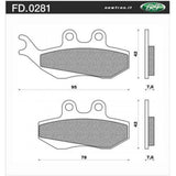 Newfren Brake Pads - Off Road Dirt Organic