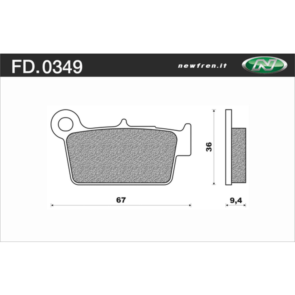 Newfren Brake Pads - Off Road Dirt Sintered