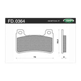 Newfren Brake Pads - Touring Sintered