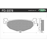 Newfren Brake Pads - Scooter Elite Organic