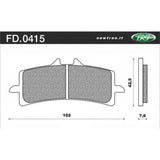 Newfren Brake Pads - Road Race Sintered