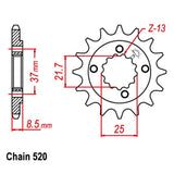 14T Honda/Kawasaki Front Sprocket (1309)