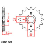 13T Honda Front Sprocket (281) (MN9)