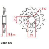 15T Honda Front Sprocket (1373)