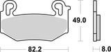 SBS FRICTION - Sinter Front Brake Pads - 1004HS-