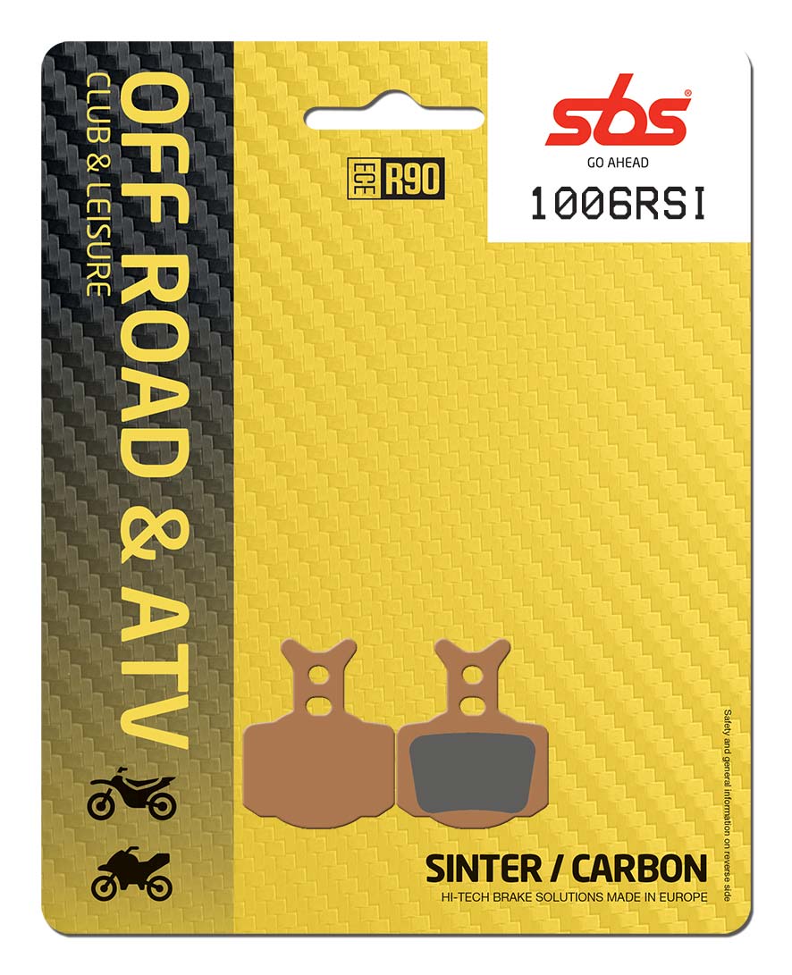 SBS FRICTION - Racing Sinter Front / Rear Off Road Brake Pads - 1006RSI-