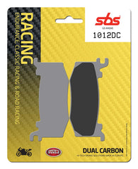 SBS FRICTION - Dual Carbon Front Brake Pads - (Track Use) (HYPURE CALIPER) - 1012DC-