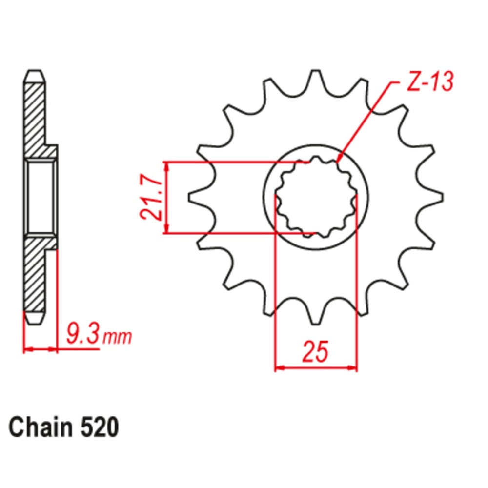 15T Supersprox Stealth Front Spkt (1539)