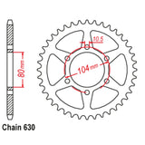 35T Kawasaki Rear Sprocket (501)