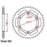 42T Suzuki Rear Sprocket (828)