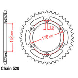 52T Suzuki Rear Sprocket (828)