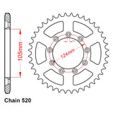 52T TM Racing Rear Sprocket (151)