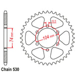 42T Kawasaki Rear Sprocket (481)