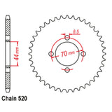 22T Kawasaki/Suzuki Rear Sprocket (1795)