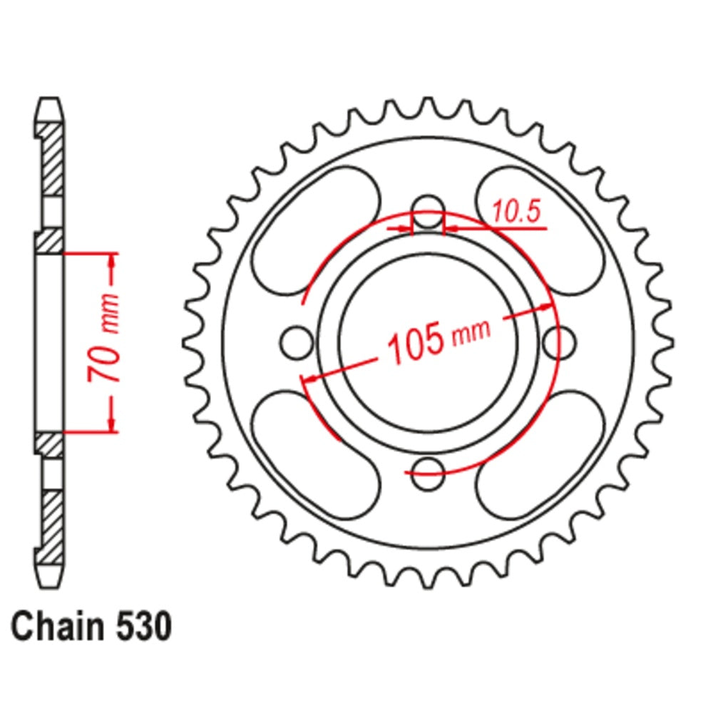 33T Honda Rear Sprocket (278)