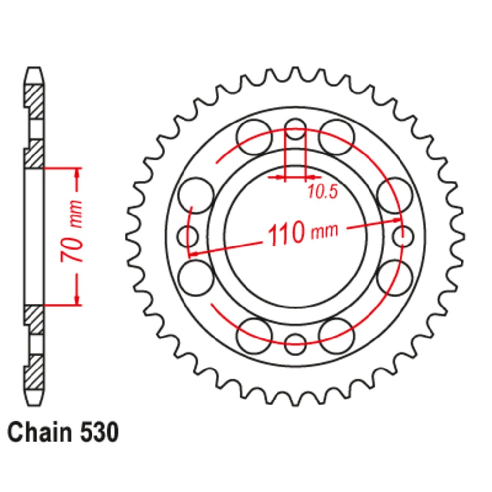 41T Honda Rear Sprocket (246)