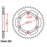 48T Husky/Suzuki Rear Sprocket (822)