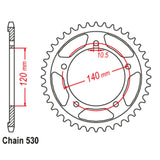 43T Suzuki Rear Sprocket (1800)
