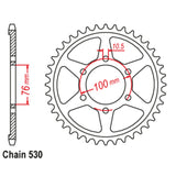 45T Suzuki Rear Sprocket (816)