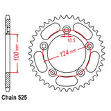 38T Ducati 749s Rear Sprocket (744)