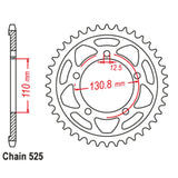 45T BMW S1000 RR Rear Sprocket (007)