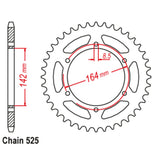 44T Hyosung GT650 R/S Rear Sprocket (1074)