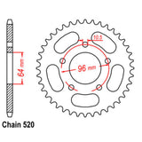 50T Honda Rear Sprocket (254)