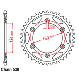 43T Honda Rear Sprocket (1306)