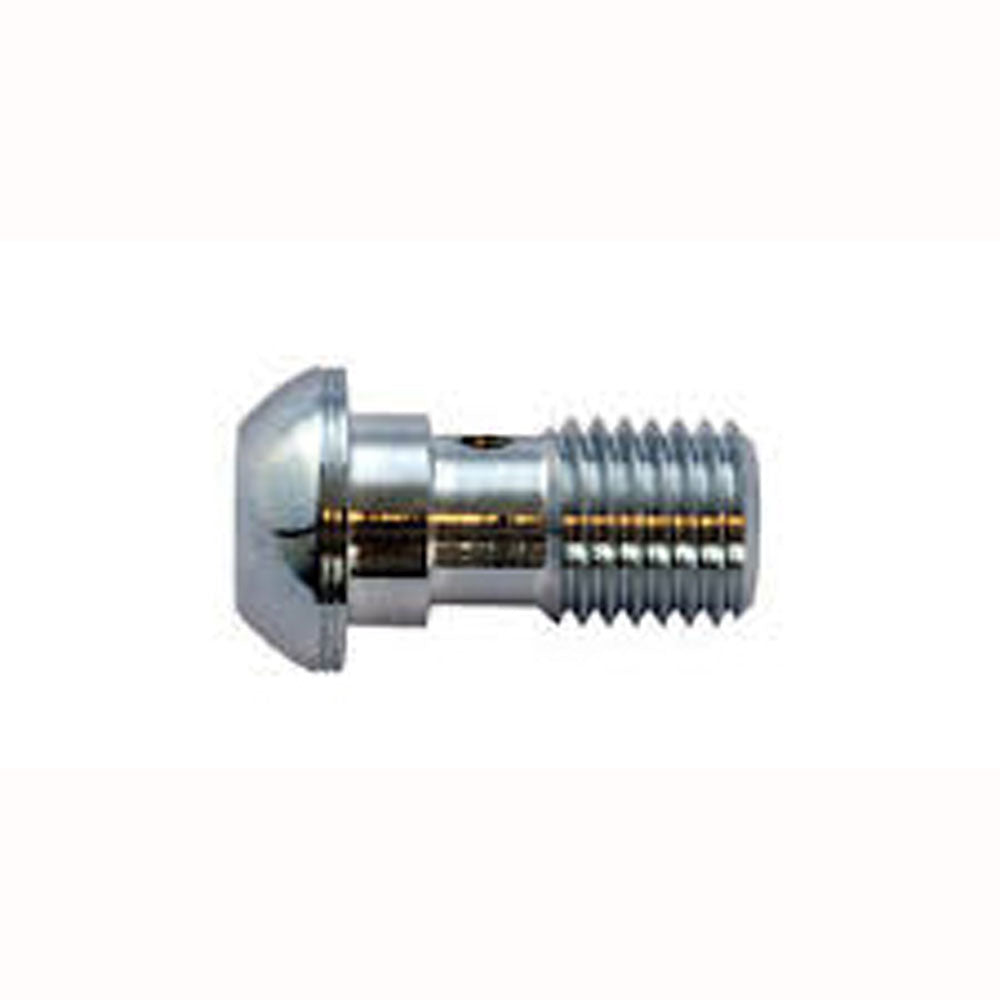 SINGLE DOMED HEAD BANJO BOLT M10 X 1 CHROME - 110100DC