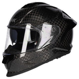 SMK Titan Carbon Helmet - BLACK