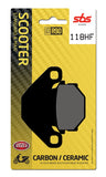 SBS FRICTION - Ceramic Front / Rear Scooter Brake Pads (SBS 684) - 118HF-