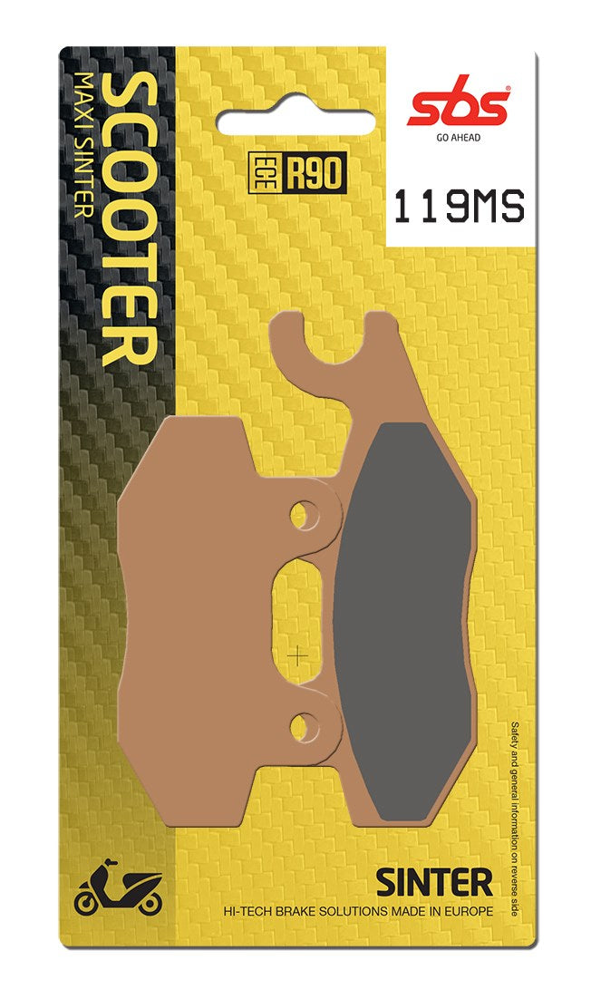 SBS FRICTION - Sinter Front / Rear Scooter Brake Pads (SBS 688) - 119MS-