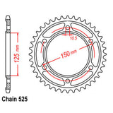 42T Stealth KTM 950/990 Supersprox Rear Sprocket (899)