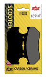 SBS FRICTION - Ceramic Front / Rear Scooter Brake Pads (SBS 572) - 127HF-