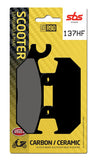 SBS FRICTION - Ceramic Front / Rear Scooter Brake Pads (SBS 650) - 137HF-